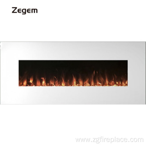 Wood Fireplace Electric Heater With Imitation Log